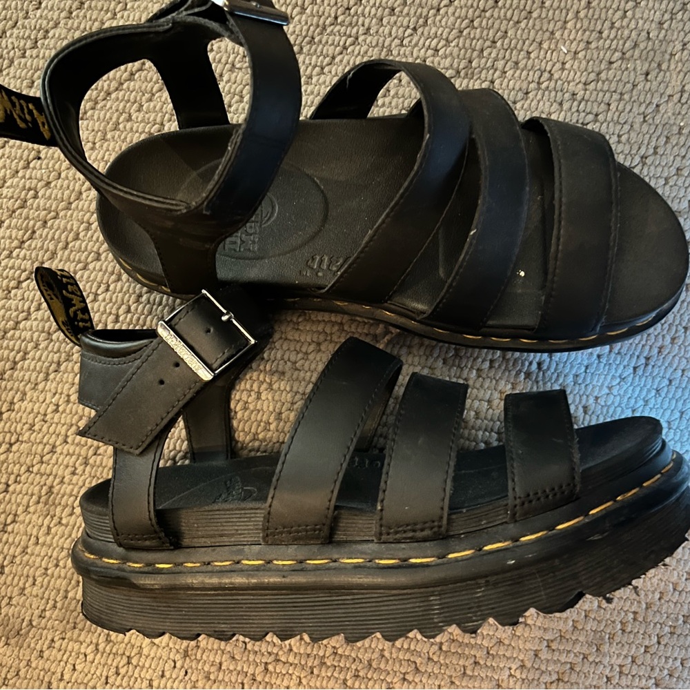 Dr. Martens Black Sandals